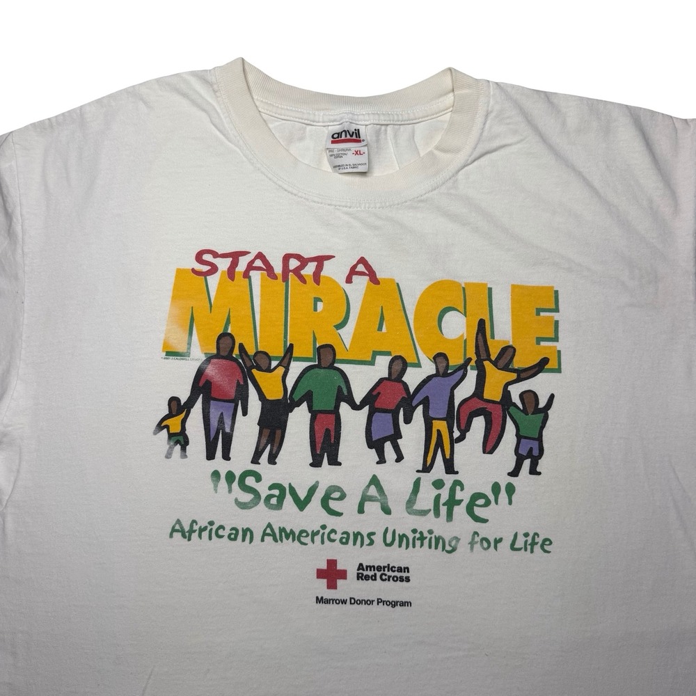 Vintage American Red Cross African American shirt